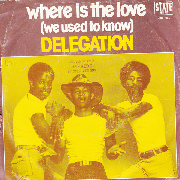 Delegation – Where's The Love (Fresh Mix 90) (1990, Vinyl) - Discogs