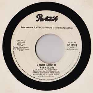 Cyndi Lauper / Berlin – True Colors / Take My Breath Away (Love Theme From  Top Gun) (1986, Vinyl) - Discogs