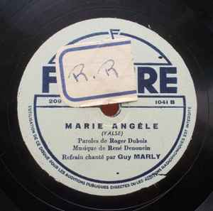 Guy Marly - Marie Angèle / S'il Fallait Un Jour album cover