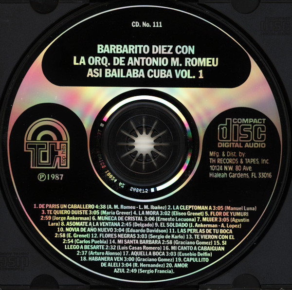 last ned album Barbarito Diez Con La Orquesta De Antonio Ma Romeu - Asi Bailaba Cuba Volumen I