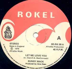 Bunny Mack - Let Me Love You / Love You Forever album cover