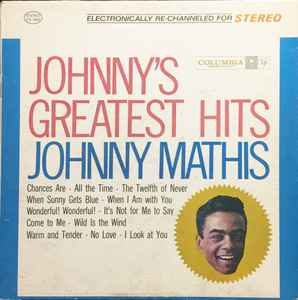 Johnny Mathis - Johnny's Greatest Hits album cover