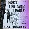 Elsy Lindgren - Höst I En Park I Paris