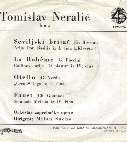descargar álbum Tomislav Neralić - Seviljski Brijač