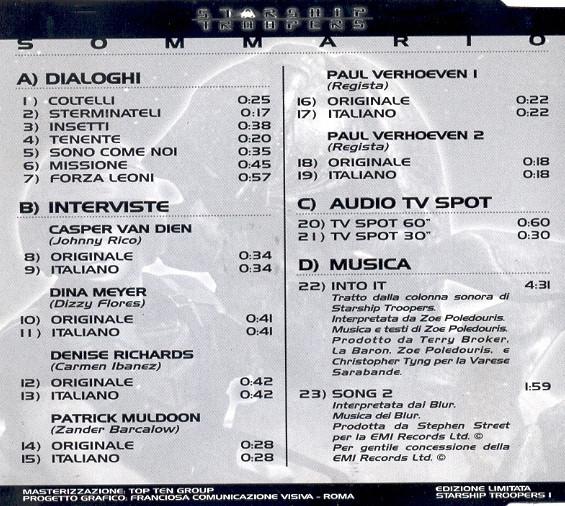 télécharger l'album Various - Starship Troopers