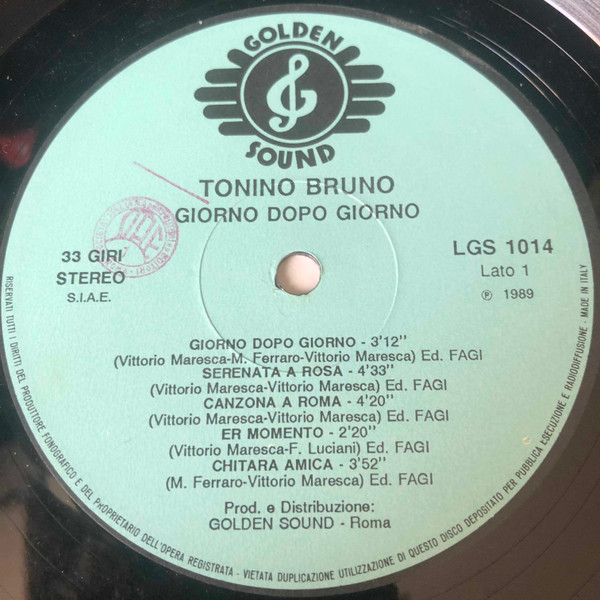 descargar álbum Tonino Bruno - Giorno Dopo Giorno