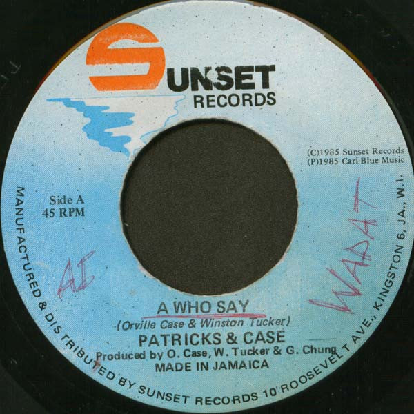 lataa albumi Patricks & Case - A Who Say