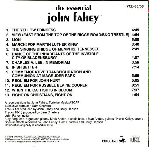 descargar álbum John Fahey - The Essential John Fahey