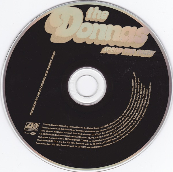 The Donnas – Spend The Night (2002, CD) - Discogs