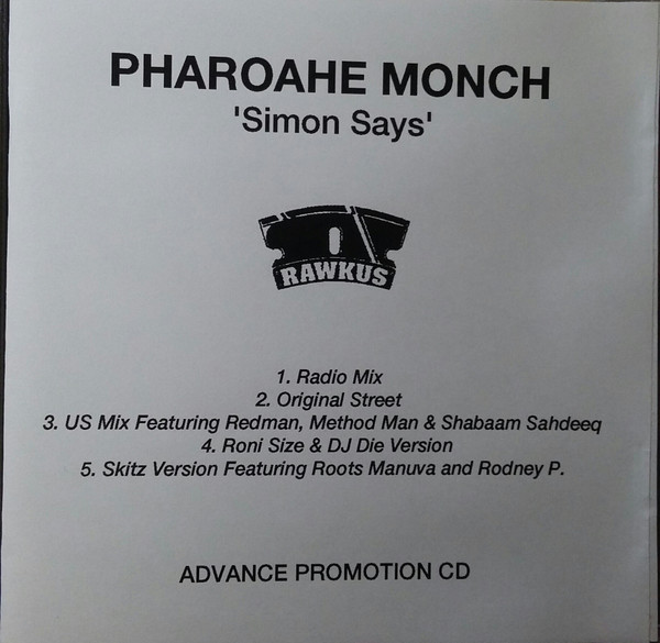 PHAROAHE MONCH - SIMON SAYS / BEHIND CLOSED DOORS - CD SINGLE RAWKUS