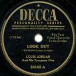 Cover of  Look Out / Early In The Mornin', 1947-10-00, Shellac