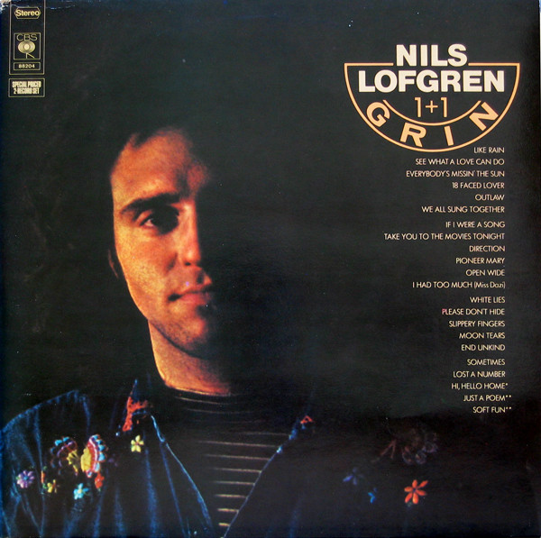 Nils Lofgren - Grin – Grin - 1+1 (1976, Gatefold Sleeve, Vinyl
