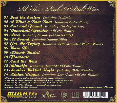 baixar álbum RCola - Rub A Dub Wize