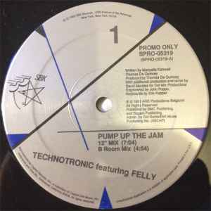 Technotronic Featuring – Pump Up The Jam (1989, Vinyl)