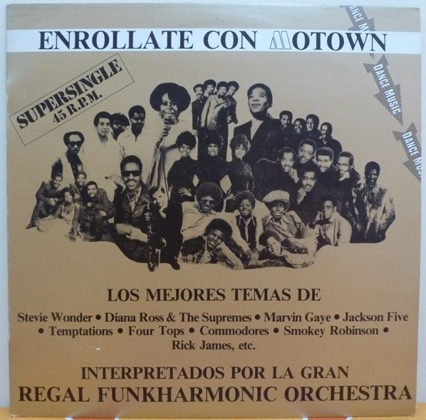 last ned album Regal Funkharmonic Orchestra - Strung Out On Motown Enrollate Con Motown