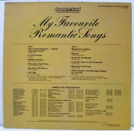 Album herunterladen James Last - My Favorite Romantic Songs