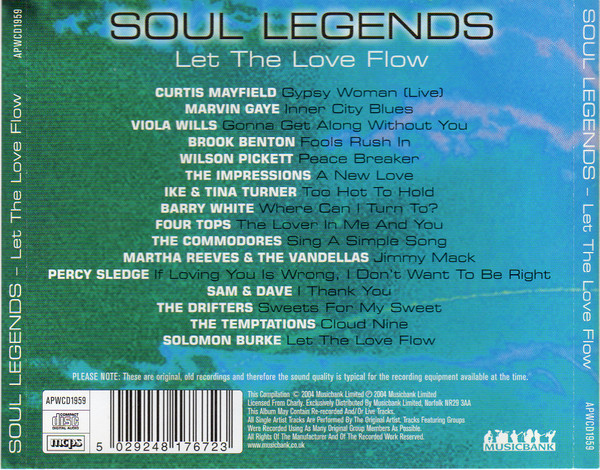 last ned album Various - Soul Legends Let The Love Flow