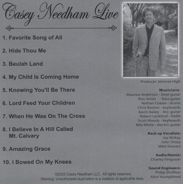 lataa albumi Casey Needham - Live