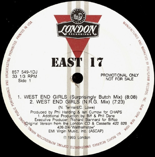 East 17 – West End Girls (1993