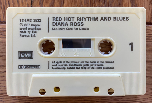 Diana Ross - Red Hot Rhythm + Blues | EMI (TCEMC 3532) - 2