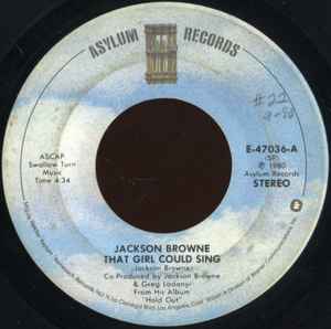 Jackson Browne - That Girl Could Sing album cover