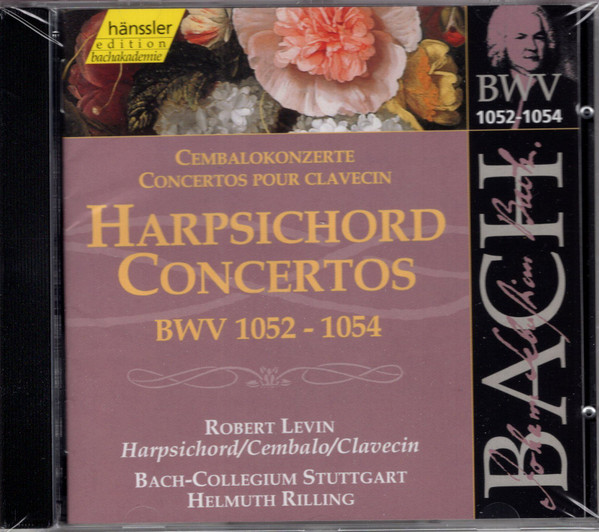 Robert Levin – Harpsichord Concertos BWV 1052 - 1054 (2000, CD) - Discogs