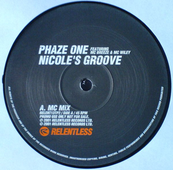 Album herunterladen Phaze One Featuring MC Breeze & MC Wiley - Nicoles Groove