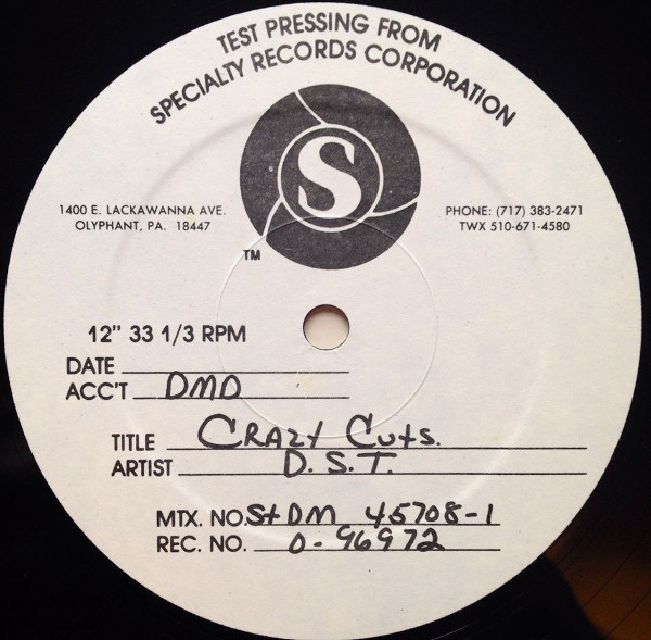 D.S.T. – Crazy Cuts (1983, Vinyl) - Discogs