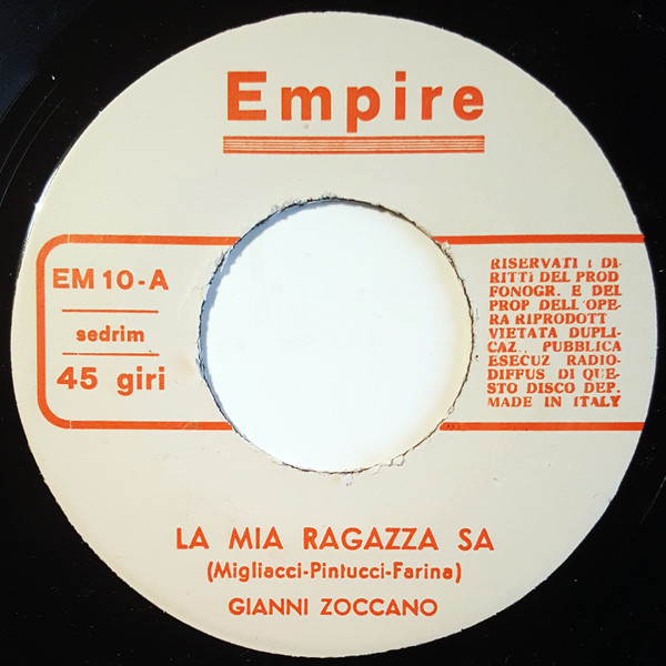 last ned album Gianni Zoccano - La Mia Ragazza Sa Il Giocattolo