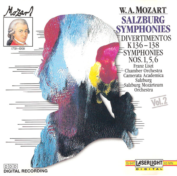 W.A. Mozart – Salzburg Symphonies - Divertimentos K136-138