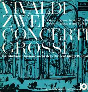 Antonio Vivaldi - Zwei Concerti Grossi Album-Cover