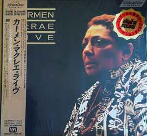 Carmen McRae – Live (1986, CLV, Laserdisc) - Discogs