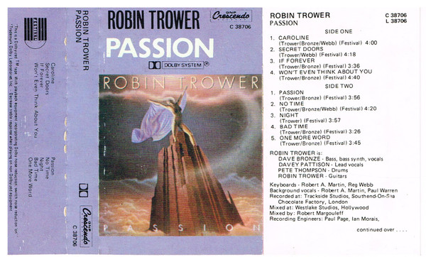 Robin Trower – Passion (1987, Vinyl) - Discogs