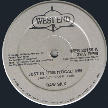 Raw Silk - Just In Time | Releases | Discogs