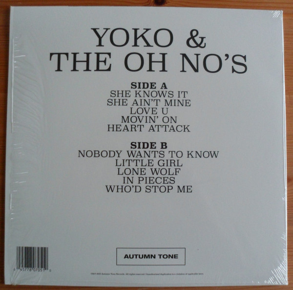 Yoko & The Oh No's - Yoko & The Oh No's | Autumn Tone Records (80705-1) - 3