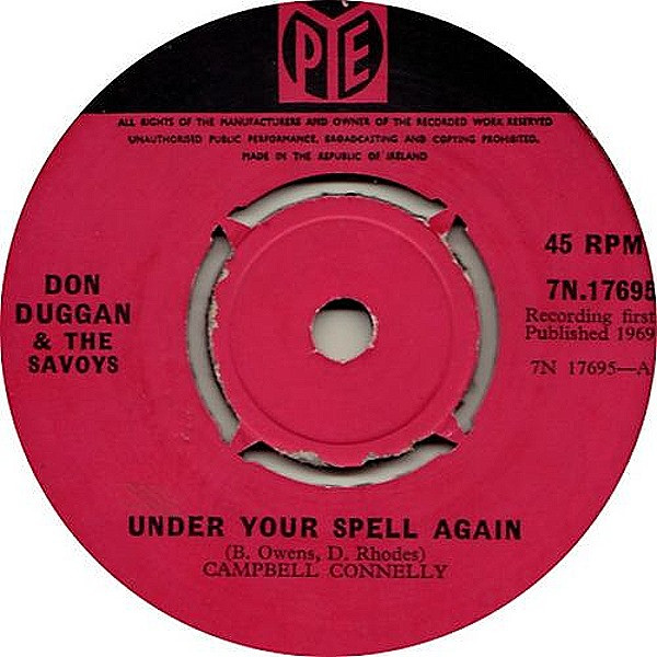 Album herunterladen Don Duggan And The Savoys - Under Your Spell Again