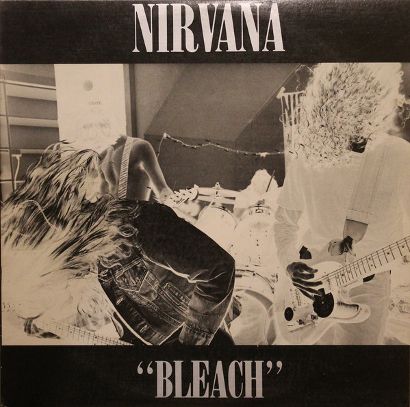 Nirvana – Bleach (1989, Blue, Silver Text, Vinyl) - Discogs