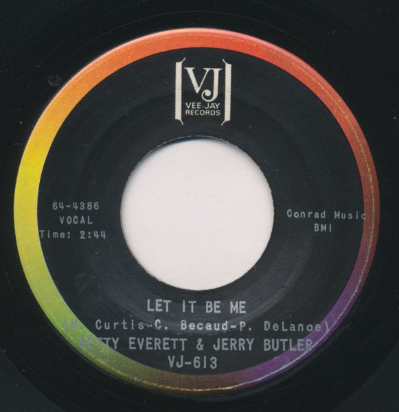 Betty Everett & Jerry Butler – Let It Be Me (1964, Vinyl) - Discogs