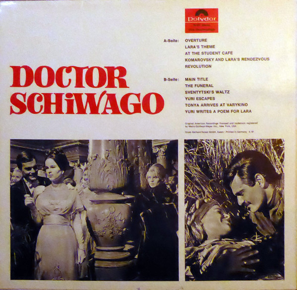 télécharger l'album Maurice Jarre - Doctor Schiwago Original Filmmusik
