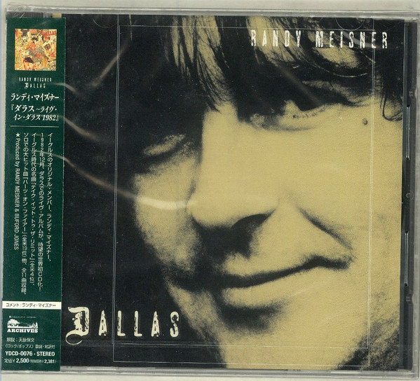 Randy Meisner – Live In Dallas 1982 (2008, CD) - Discogs