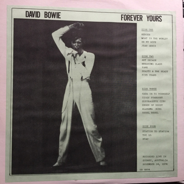 David Bowie – Bowie Downunder 1978 (2014, CDr) - Discogs