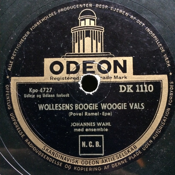 last ned album Johannes Wahl - Wollesens Boogie Woogie Vals Bryllup I Frk Mikkelsens Pensionat