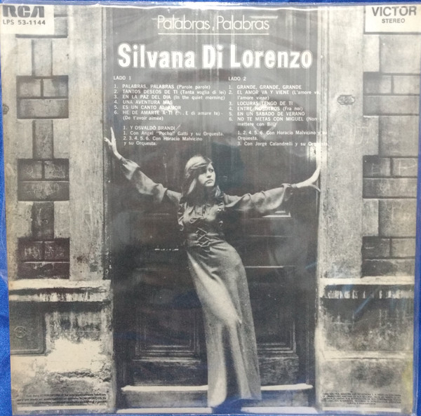 ladda ner album Silvana Di Lorenzo - Palabras Palabras