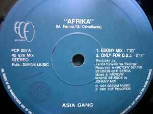 Asia Gang - Afrika album cover
