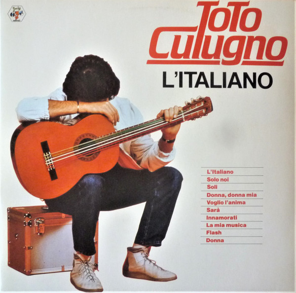 Обложка конверта виниловой пластинки Toto Cutugno - L'Italiano