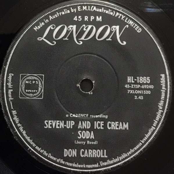 ladda ner album Don Carroll - Seven Up And Ice Cream Soda Handful Of Friends