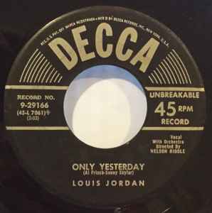 Louis Jordan - I Didn't Know What Time It Was album cover