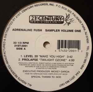 Adrenaline Rush (Sampler Volume One) (Vinyl, 12