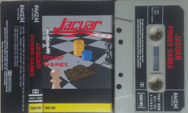 Jaguar – Power Games (1984, Cassette) - Discogs