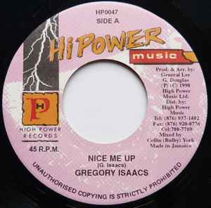 Gregory Isaacs - Nice Me Up album cover